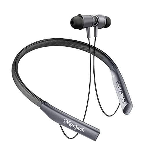 Macjack Wave 430 Wireless Neckband with 60H Playback - macjackwave.in